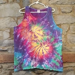 Vintage Tie Dye Tank Top